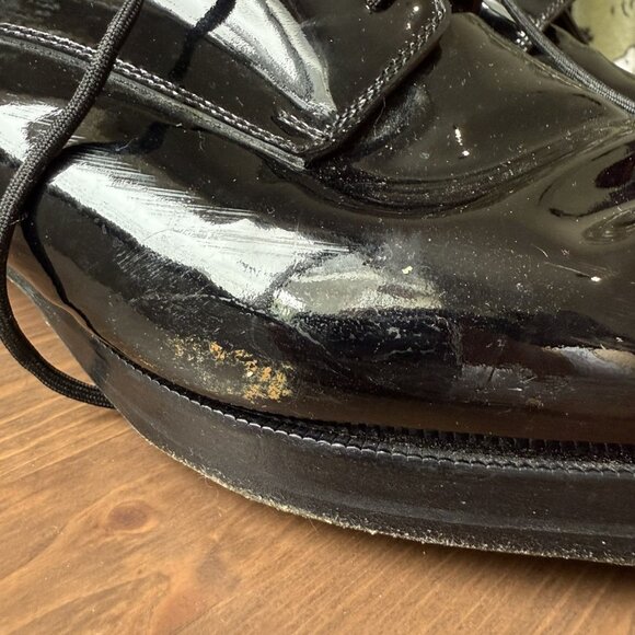 Dsquared2 Orange Toes Derby Leather Shoes - Picture 8 of 10